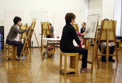 初めての絵画教室