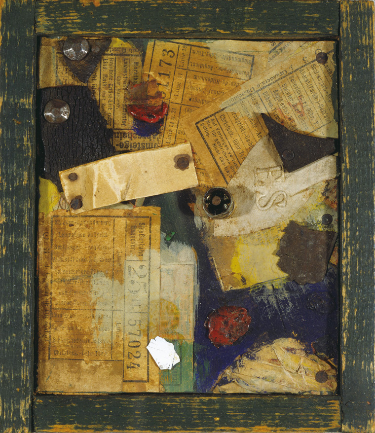JKurt SCHWITTERS“Merzpainting 1c　The Doublepicture”
