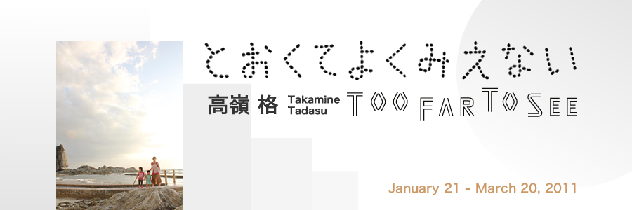 Takamine Tadasu：TOO FAR TO SEE  January 21 to March 20, 2011