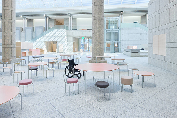 オリジナルデザインの什器