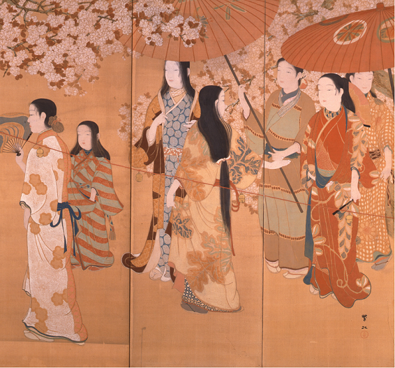 【日本画の革命児 今村紫紅】
今村紫紅《護花鈴》