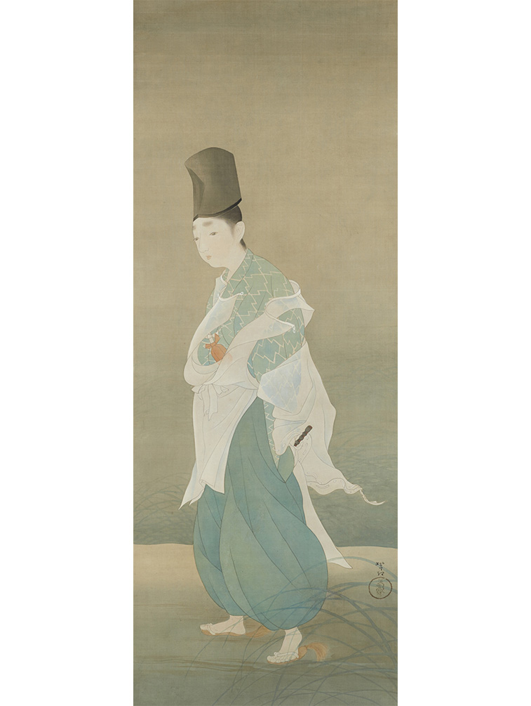 【日本画の革命児 今村紫紅】
今村紫紅《笛》