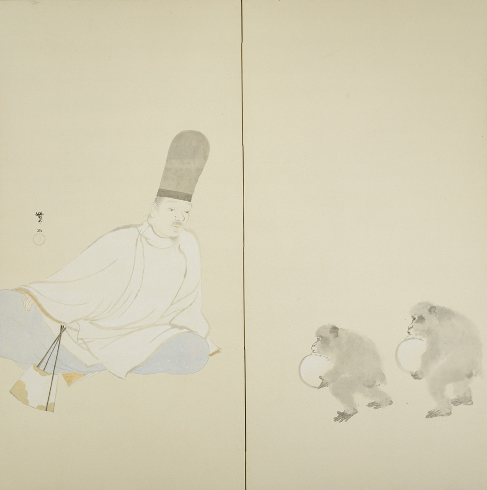 【日本画の革命児 今村紫紅】
今村紫紅《鞠聖図》