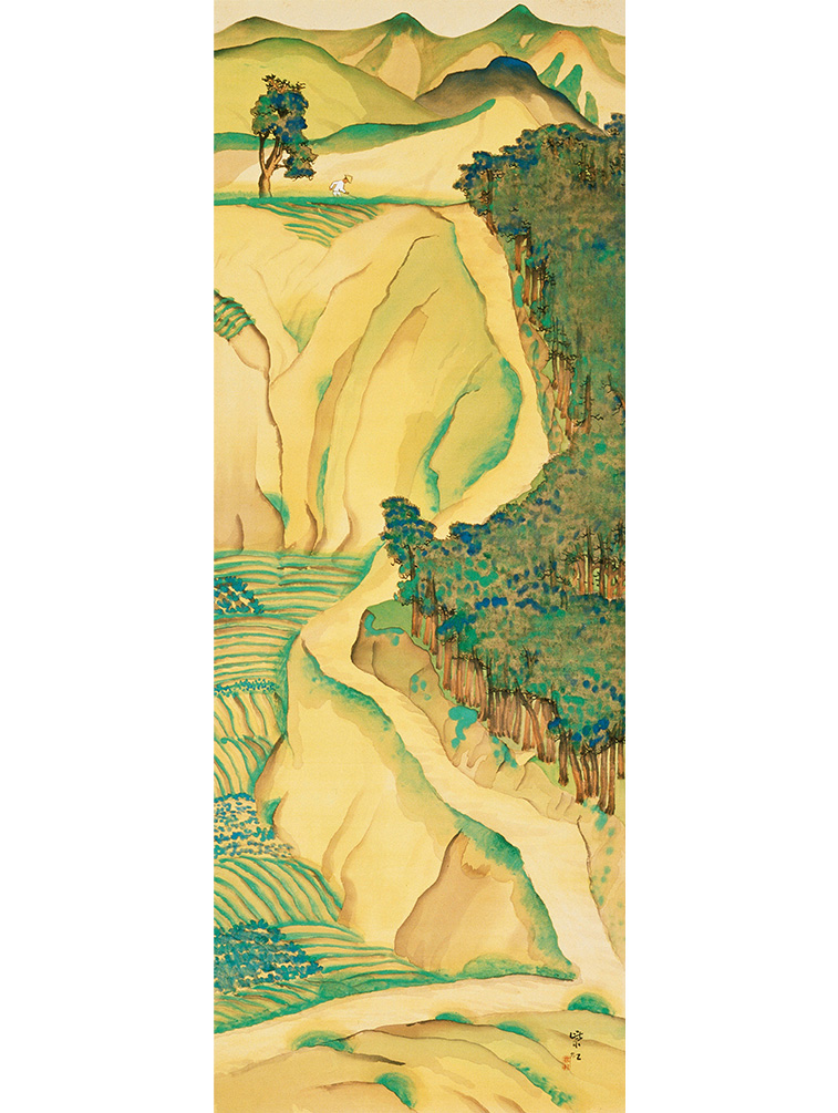 【日本画の革命児 今村紫紅】
今村紫紅《潮見坂》